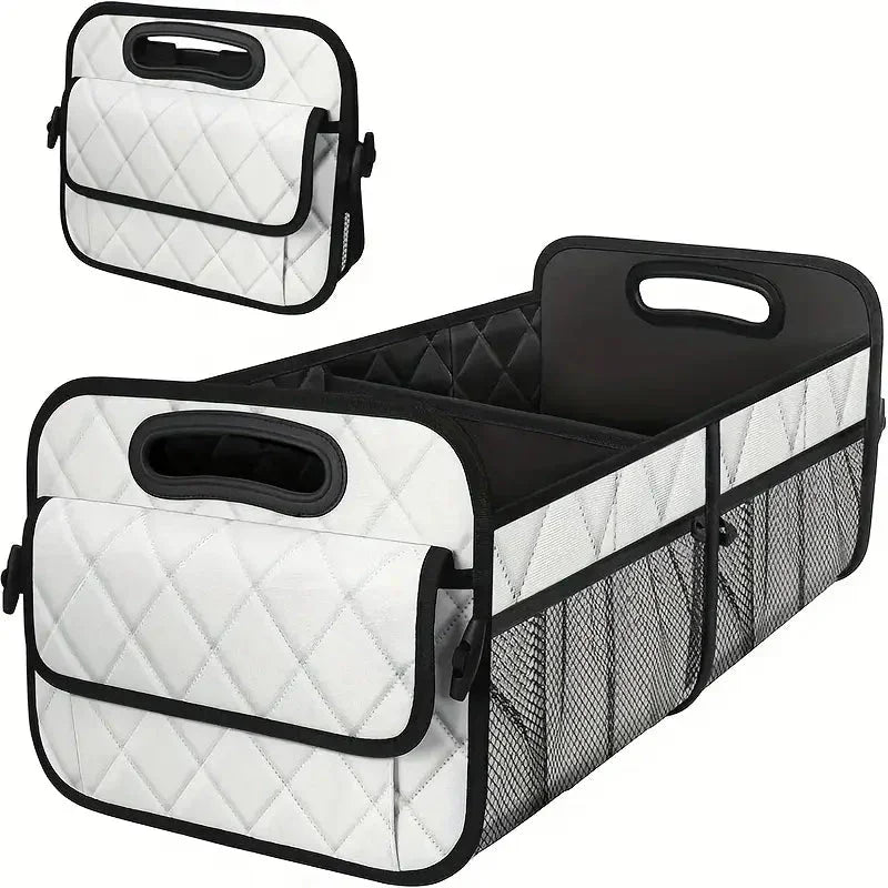 Foldable Trunk Organizer with Handles | Waterproof Car Storage Box
