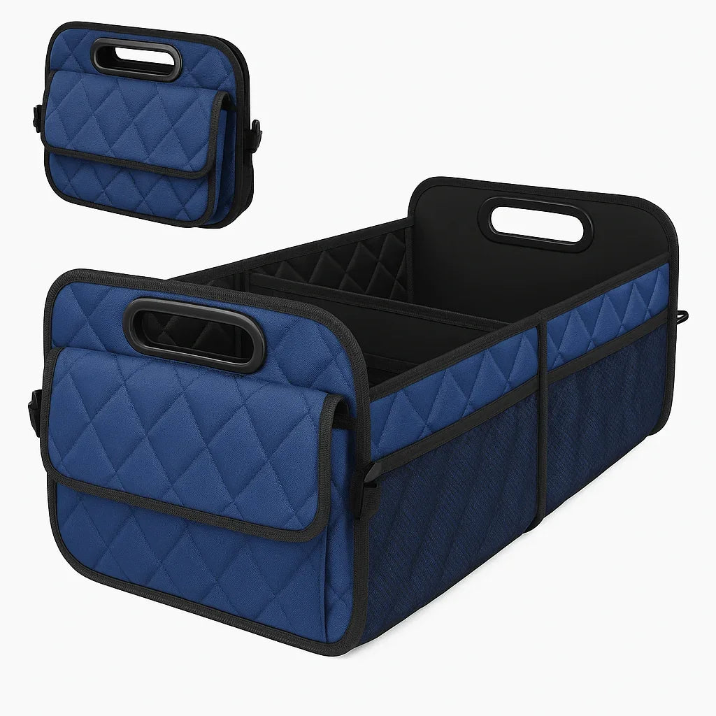 Foldable Trunk Organizer with Handles | Waterproof Car Storage Box