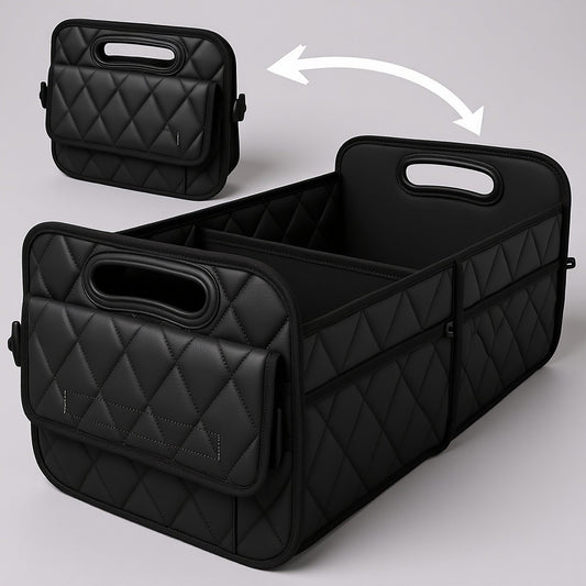 Foldable Trunk Organizer with Handles | Waterproof Car Storage Box