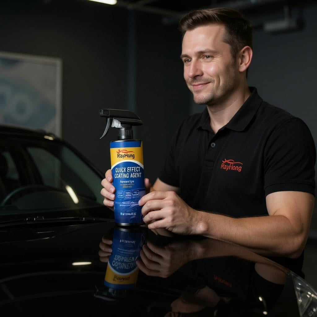 Quick-Coat Hydrophobic Shield | Instant Gloss & Paint Protection Spray