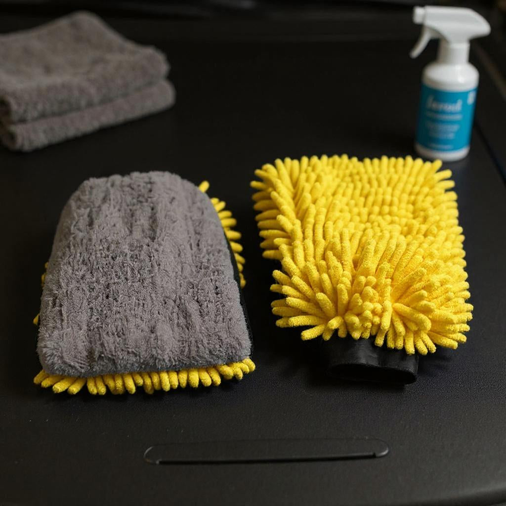 UltraSoft Microfiber Wash Gloves | Professional-Grade Car Wash Mitts