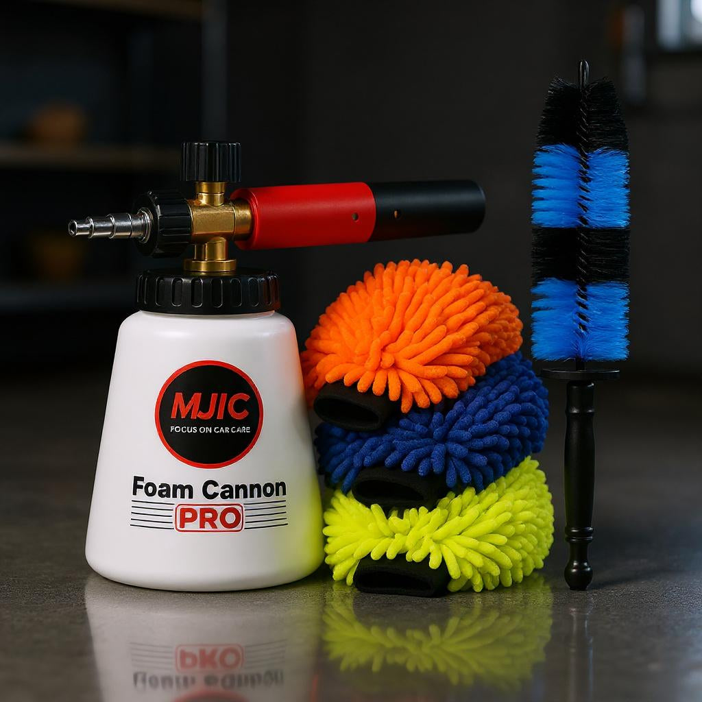 Ultimate Exterior Wash Kit – Foam Cannon, Wash Mitts & Wheel Brush