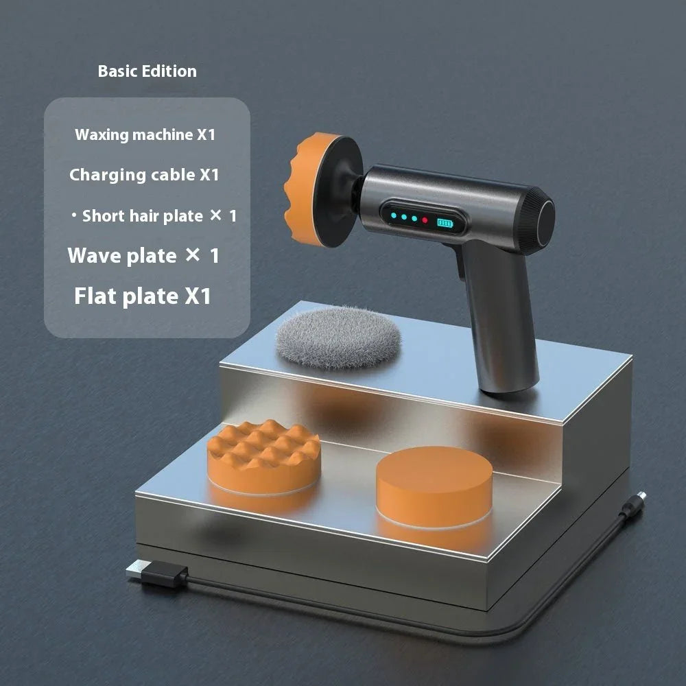 Wireless Car Polishing Machine | Cordless Waxing & Sealing Glaze Kit