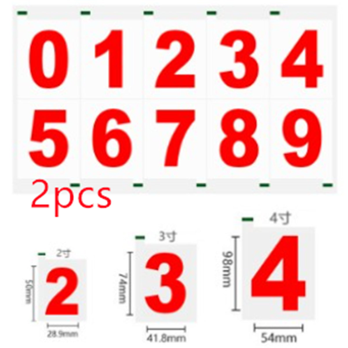 Reflective Number Stickers | Custom Car Plate Styling & Low-Light Visibility