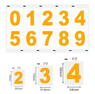 Reflective Number Stickers | Custom Car Plate Styling & Low-Light Visibility