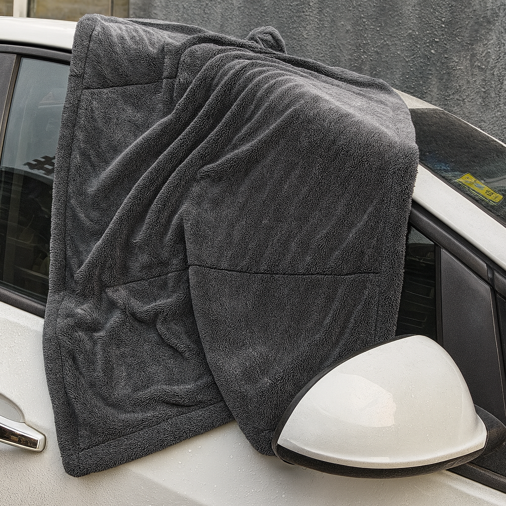 Ultra-Absorbent Microfiber Drying Towel | Professional Car Detailing Finish