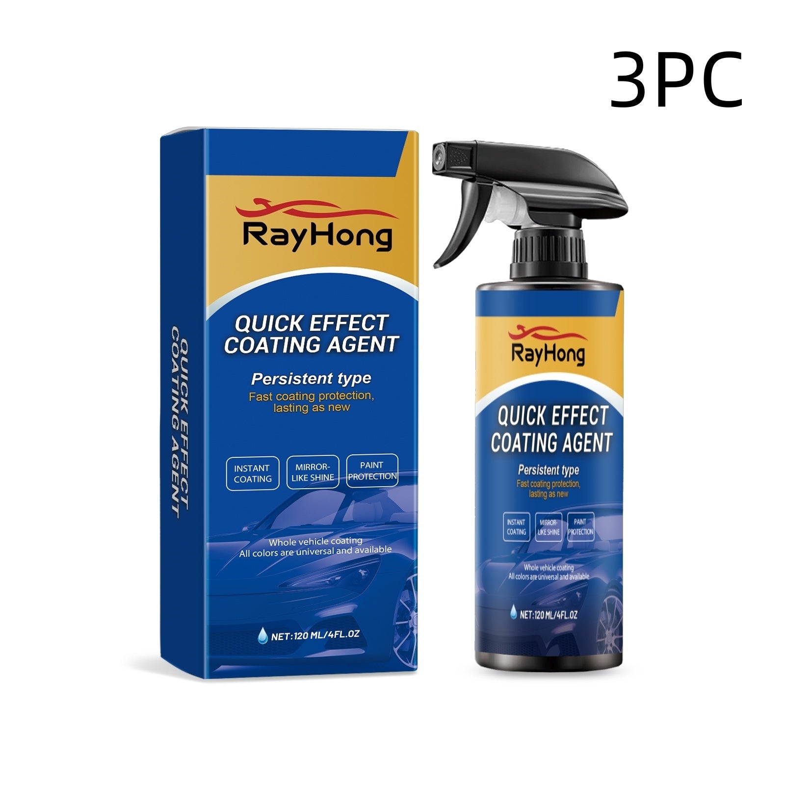 Quick-Coat Hydrophobic Shield | Instant Gloss & Paint Protection Spray