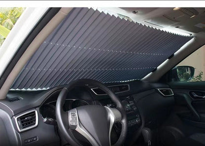 Automatic Retractable Windshield Sunshade | Reflective, Thick, Universal