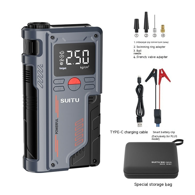 Wireless Emergency Power Inflator | Jump Starter & Tire Pump in One