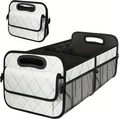 Foldable Trunk Organizer with Handles | Waterproof Car Storage Box