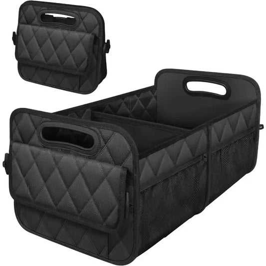 Foldable Trunk Organizer with Handles | Waterproof Car Storage Box