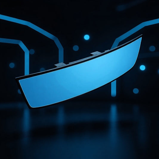 Universal HD Rearview Mirror — Wide View, Blue Anti-Glare Glass