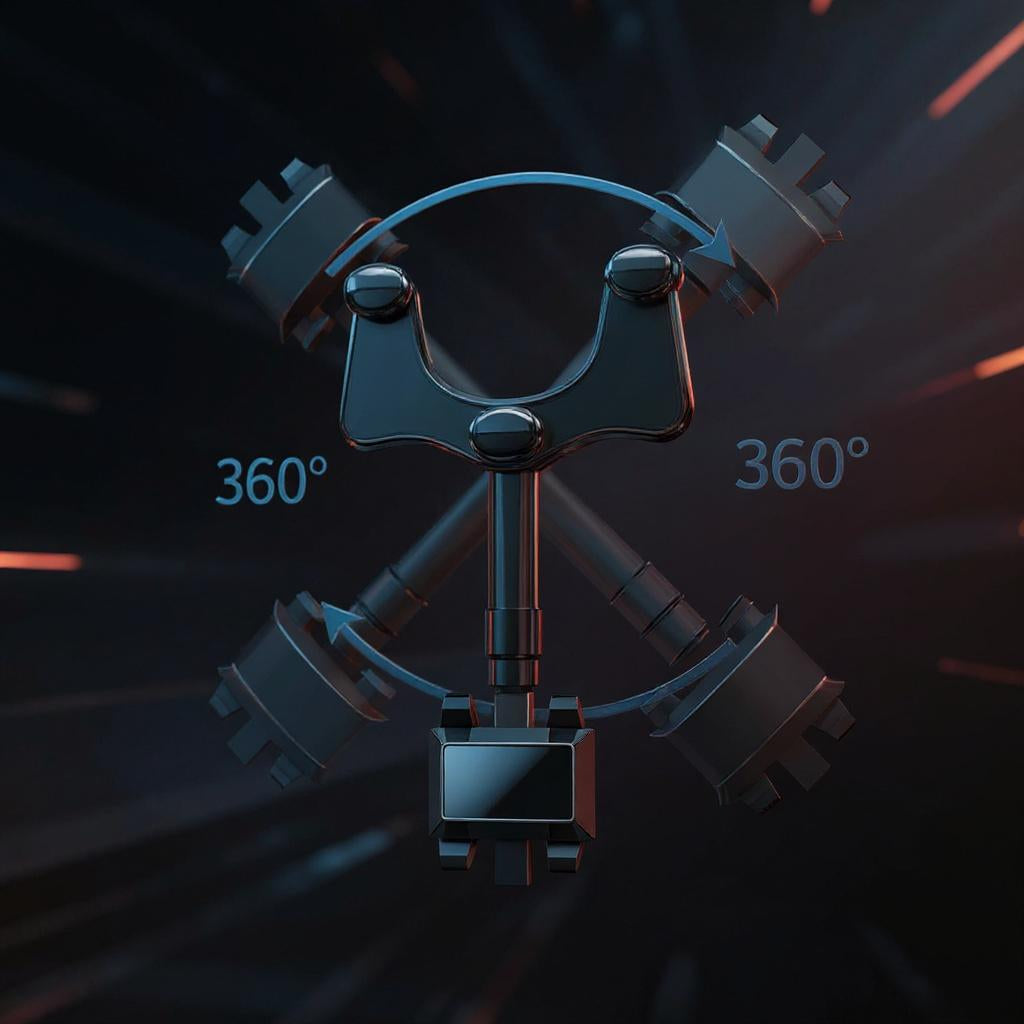 Rearview Mirror Phone Holder | 360° Rotatable, One-Hand Clamp, Universal