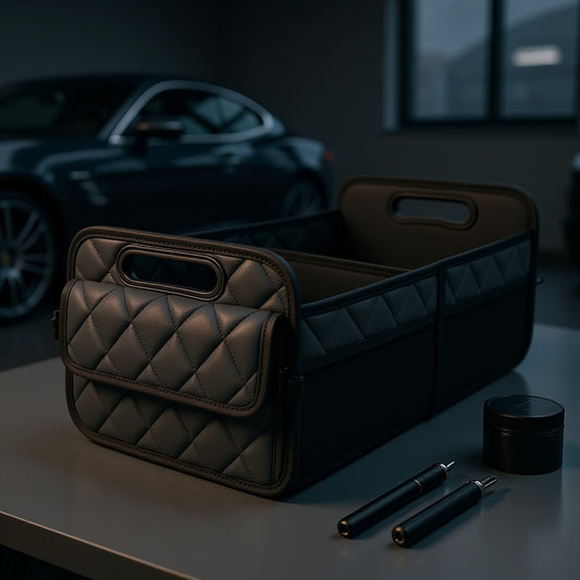 Foldable Trunk Organizer with Handles | Waterproof Car Storage Box