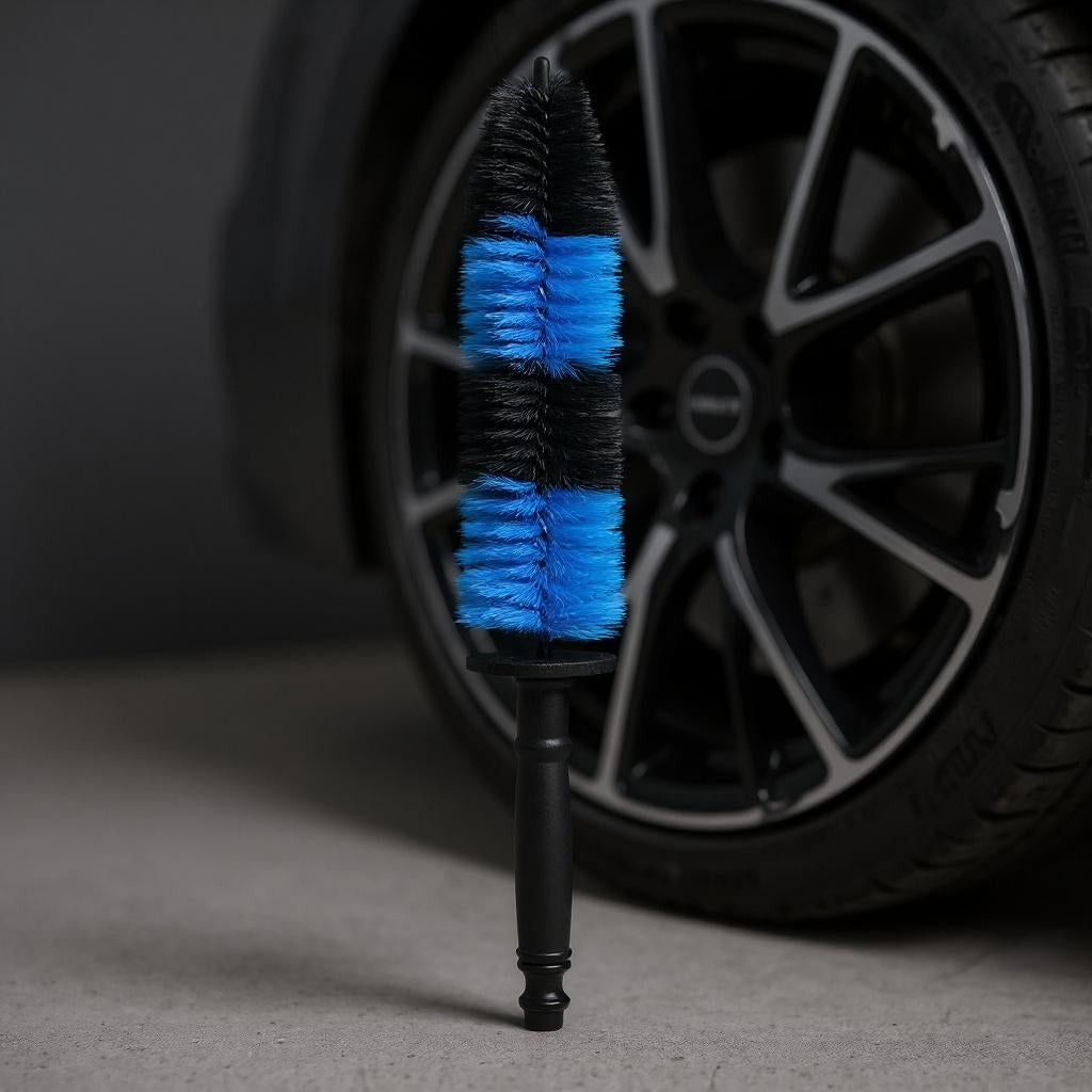 Bendable Wheel Cleaning Brush | Flexible Scratch-Free Rim Cleaner