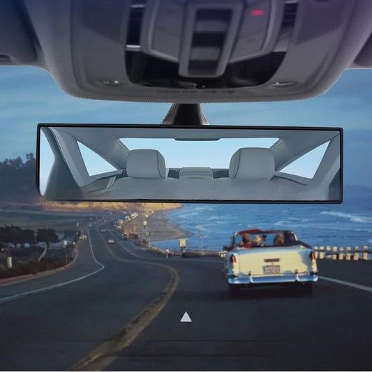 Universal HD Rearview Mirror — Wide View, Blue Anti-Glare Glass
