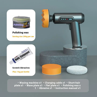 Wireless Car Polishing Machine | Cordless Waxing & Sealing Glaze Kit